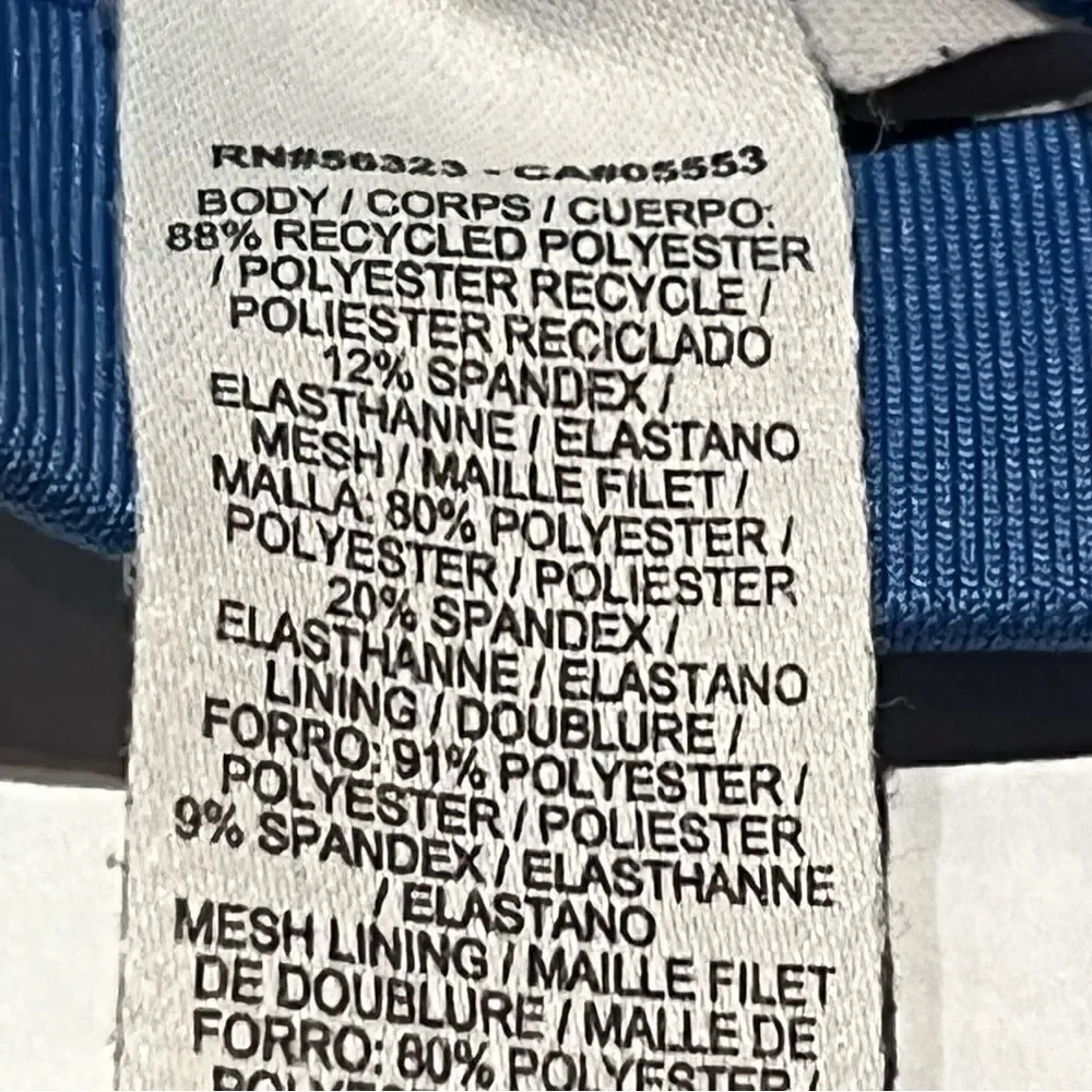 Nike Sports Bra Medium sky blue and gray Dri Fit